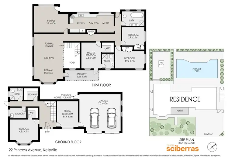 Floorplan of Homely house listing, 22 Princess Avenue, Kellyville NSW 2155