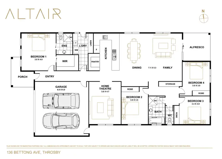 Floorplan of Homely house listing, 136 Bettong Avenue, Throsby ACT 2914