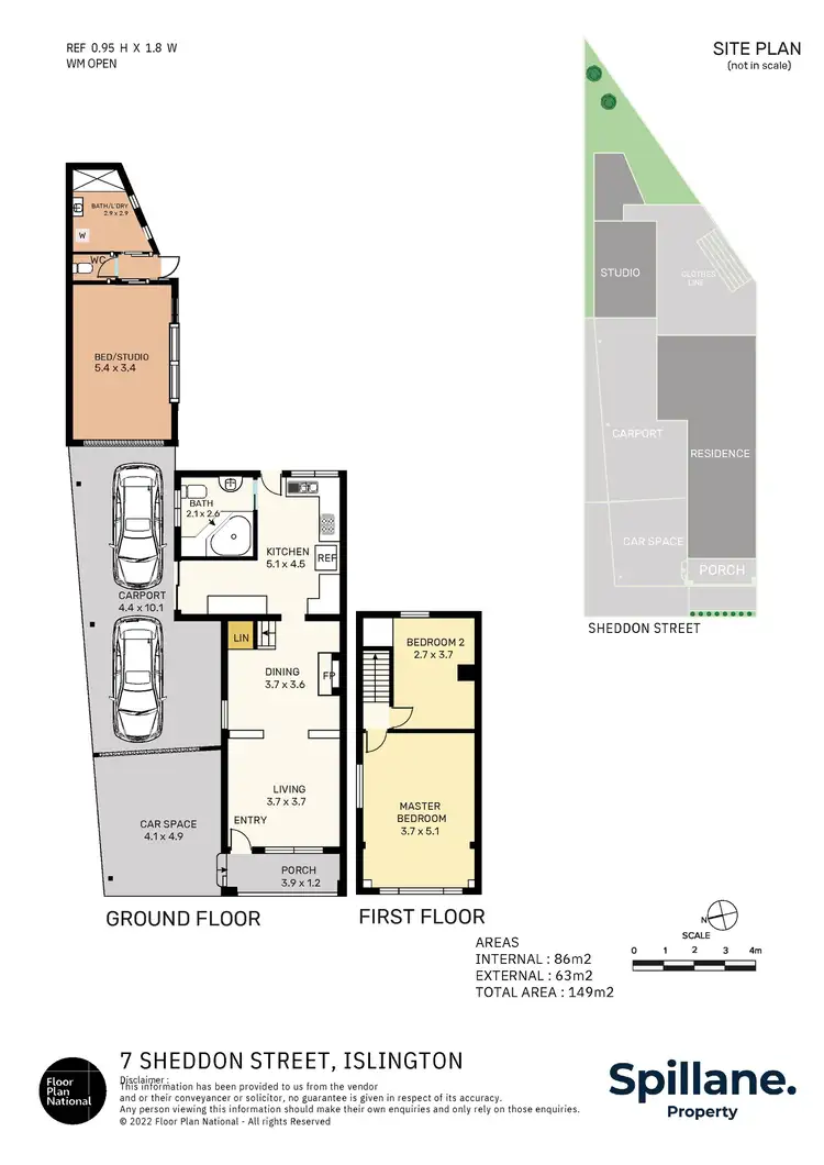 Floorplan of Homely house listing, 7 Sheddon Street, Islington NSW 2296