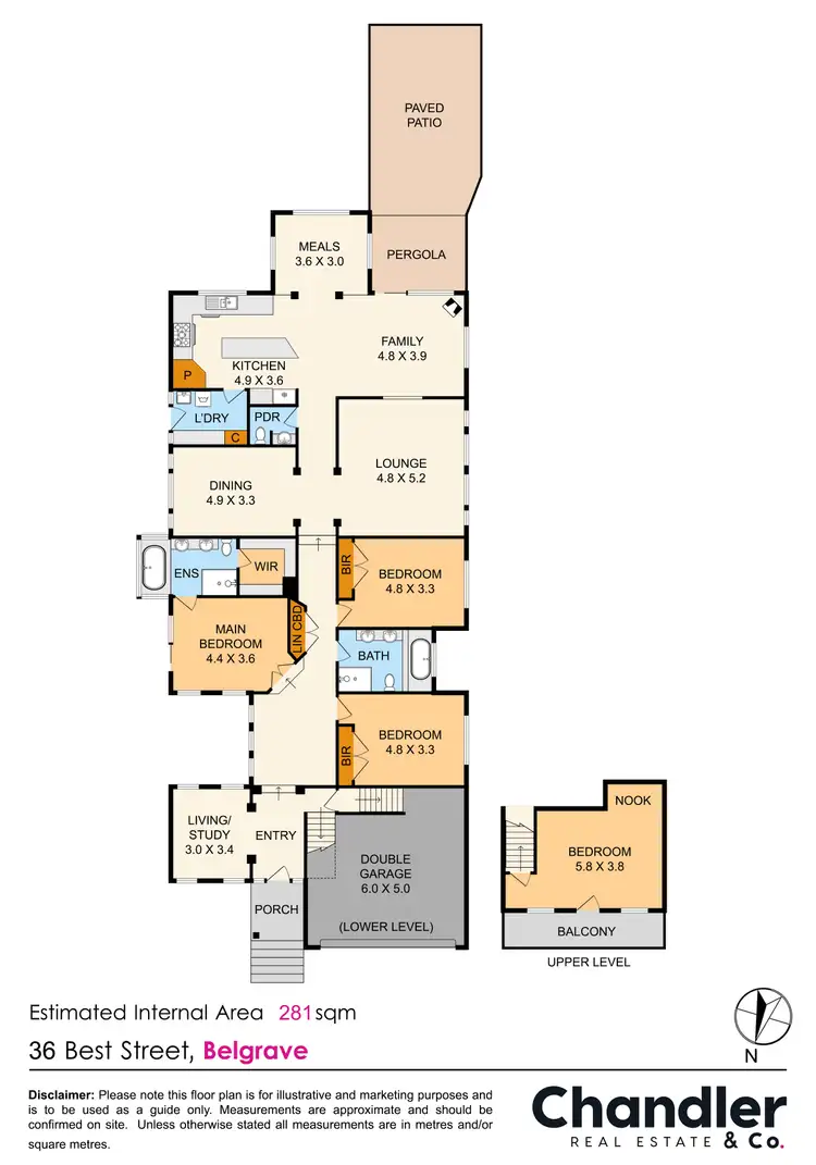 Floorplan of Homely house listing, 36 Best Street, Belgrave VIC 3160