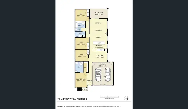 Floorplan of Homely house listing, 10 Canopy Way, Werribee VIC 3030