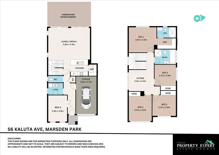 Floorplan of Homely house listing, 56 Kaluta Avenue, Marsden Park NSW 2765