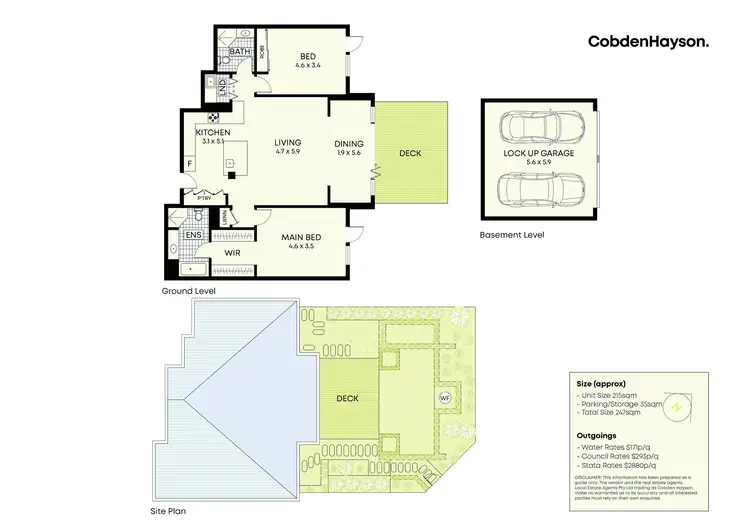 Floorplan of Homely apartment listing, G06/10 Karrabee Avenue, Huntleys Cove NSW 2111