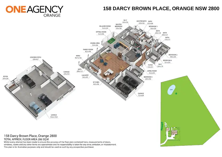Floorplan of Homely house listing, 158 Darcy Brown Place, Orange NSW 2800