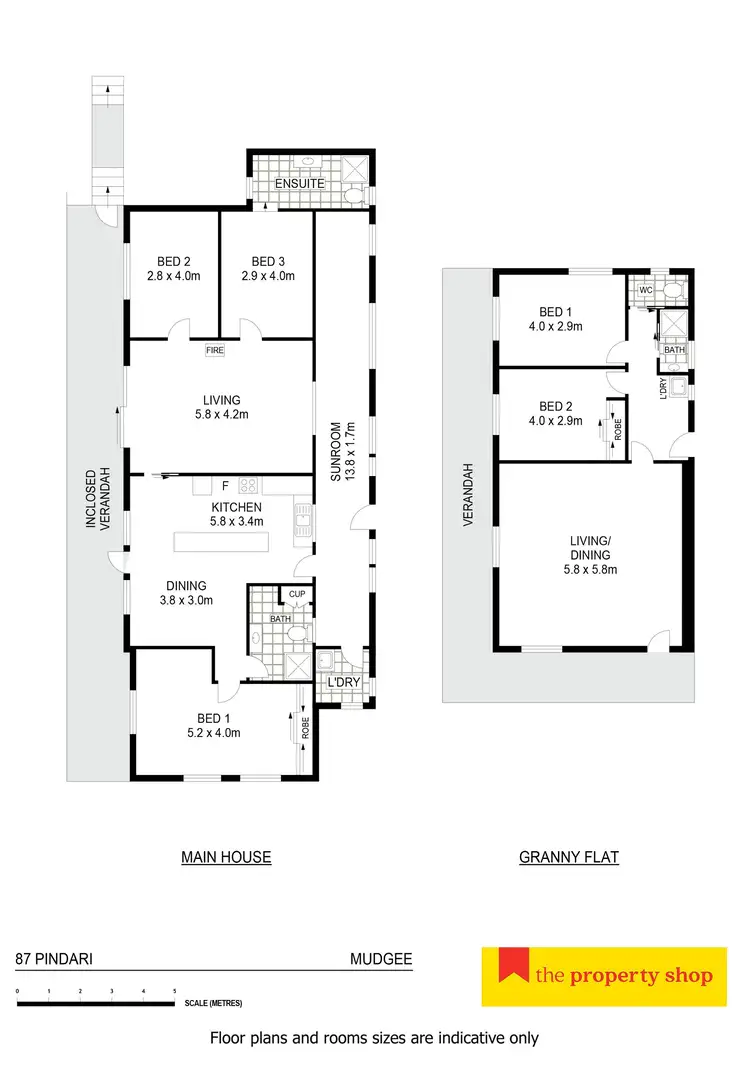 Floorplan of Homely rural property listing, 87 Pindari Road, Mudgee NSW 2850