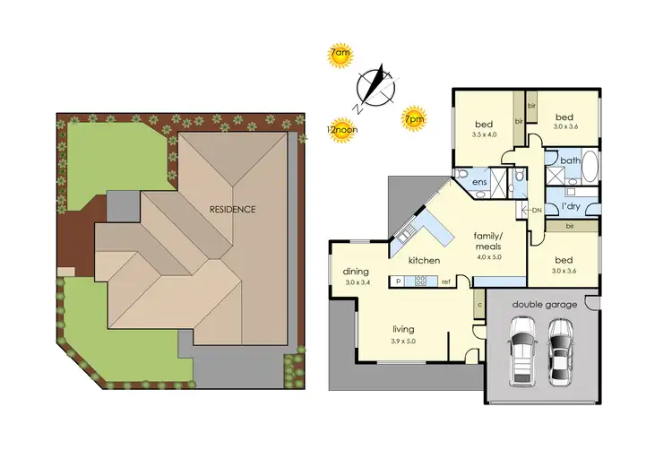 Floorplan of Homely house listing, 5 Raleon Avenue, Frankston South VIC 3199
