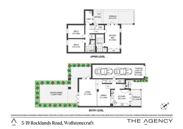 Floorplan of Homely townhouse listing, 5/19 Rocklands Road, Wollstonecraft NSW 2065