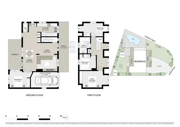 Floorplan of Homely house listing, 1 Amos Place, Sylvania NSW 2224