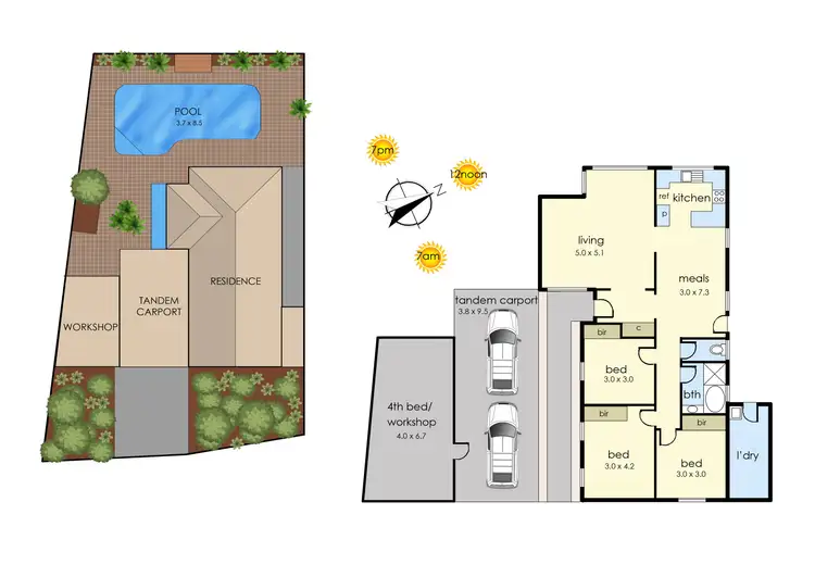 Floorplan of Homely house listing, 94 Wangarra Road, Frankston VIC 3199