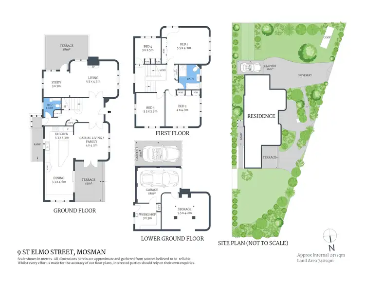 Floorplan of Homely house listing, 9 St Elmo Street, Mosman NSW 2088
