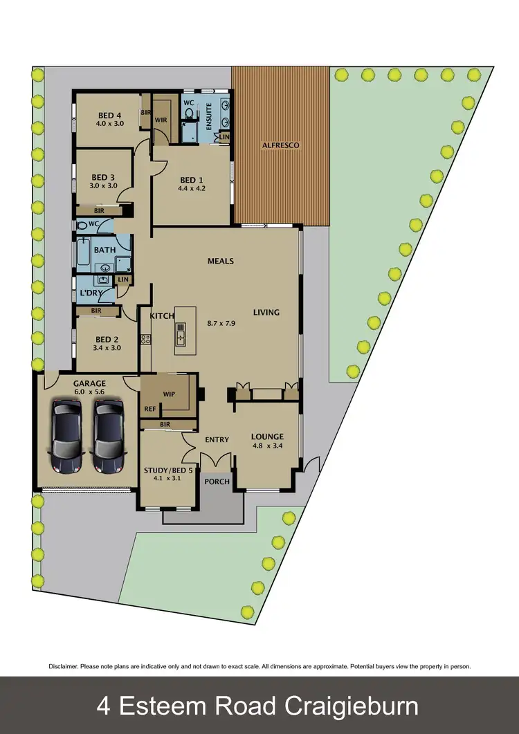 Floorplan of Homely house listing, 4 Esteem Road, Craigieburn VIC 3064
