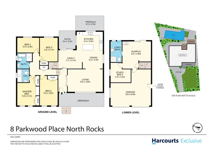 Floorplan of Homely house listing, 8 Parkwood Place, North Rocks NSW 2151