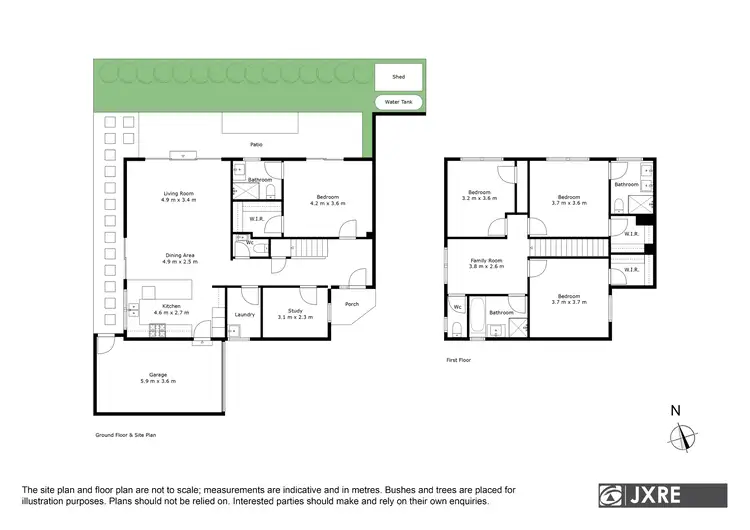 Floorplan of Homely townhouse listing, 2/23 Prince Charles Street, Clayton VIC 3168