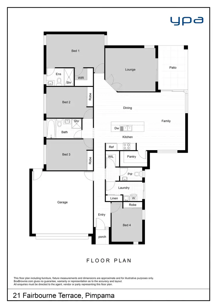 Floorplan of Homely house listing, 21 Fairbourne Terrace, Pimpama QLD 4209