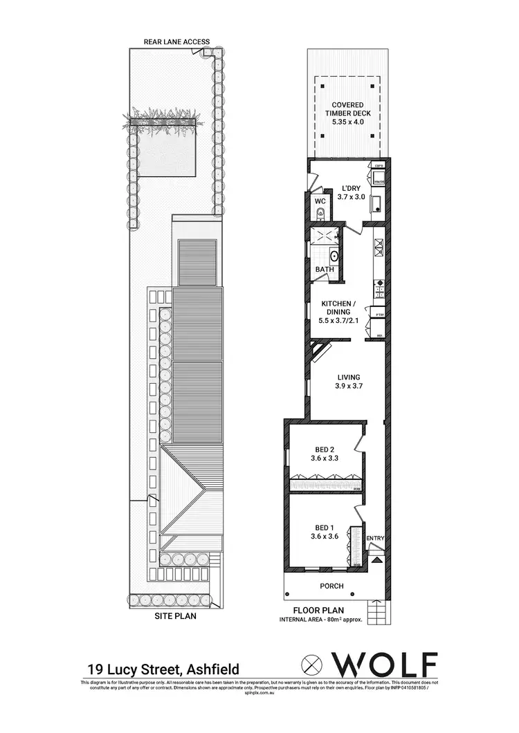 Floorplan of Homely house listing, 19 Lucy Street, Ashfield NSW 2131