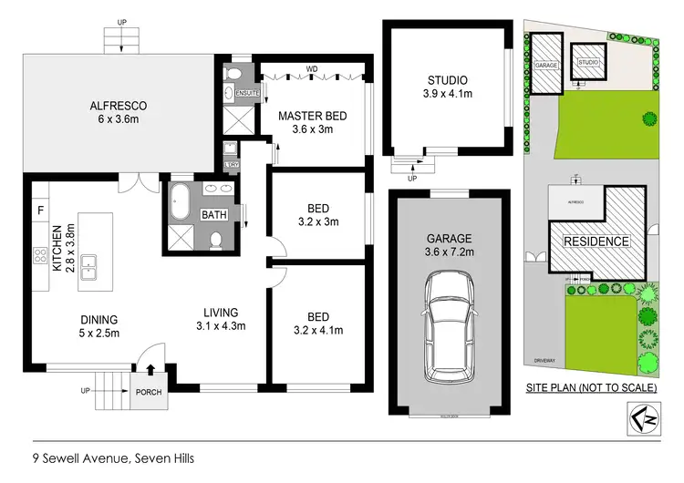 Floorplan of Homely house listing, 9 Sewell Avenue, Seven Hills NSW 2147