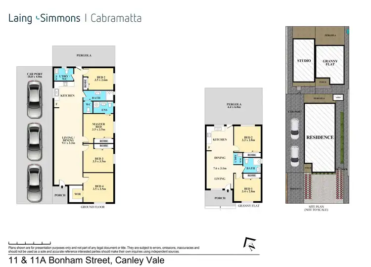 Floorplan of Homely house listing, 11 & 11A Bonham Street, Canley Vale NSW 2166