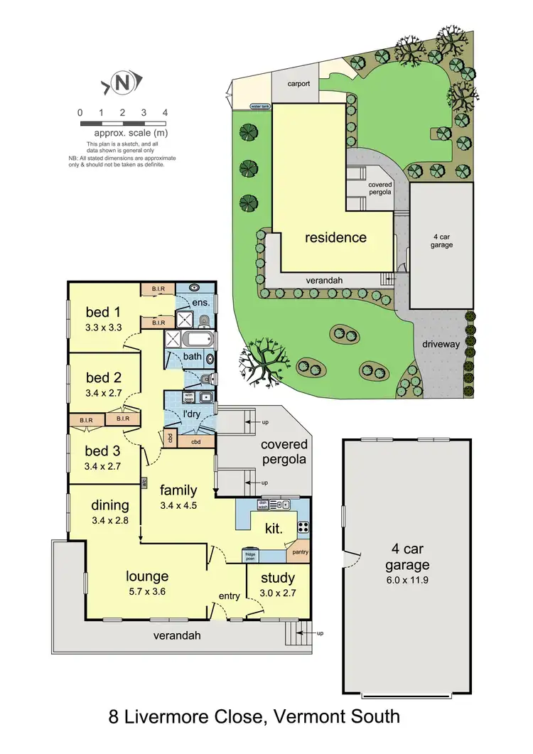 Floorplan of Homely house listing, 8 Livermore Close, Vermont South VIC 3133