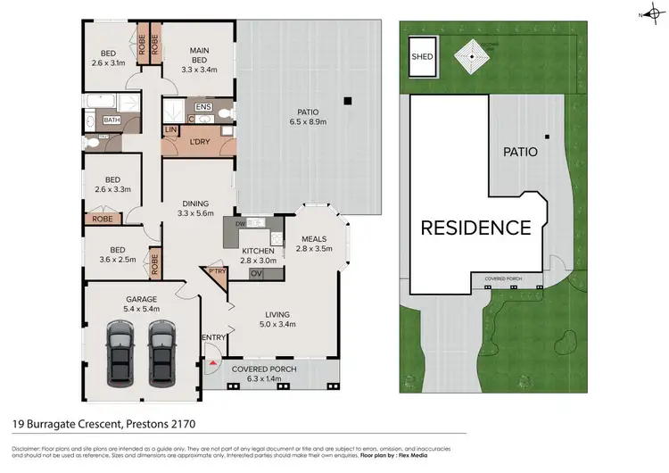 Floorplan of Homely house listing, 19 Burragate Crescent, Prestons NSW 2170