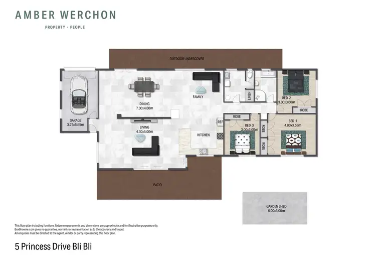 Floorplan of Homely house listing, 5 Princess Drive, Bli Bli QLD 4560
