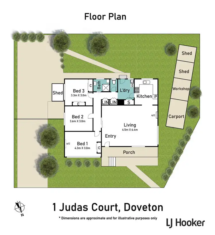 Floorplan of Homely house listing, 1 Judas Court, Doveton VIC 3177