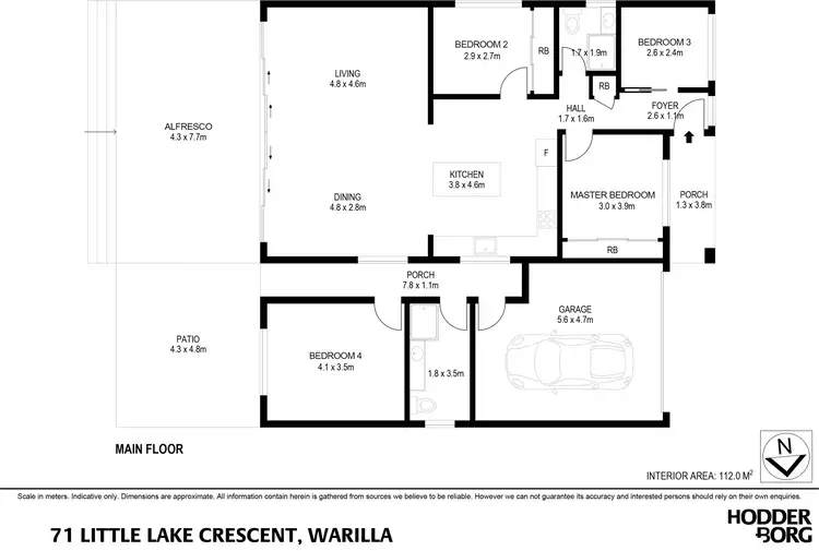 Floorplan of Homely house listing, 71 Little Lake Crescent, Warilla NSW 2528