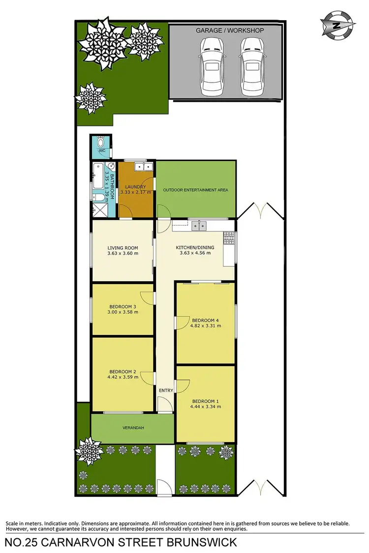 Floorplan of Homely house listing, 25 Carnarvon Street, Brunswick VIC 3056