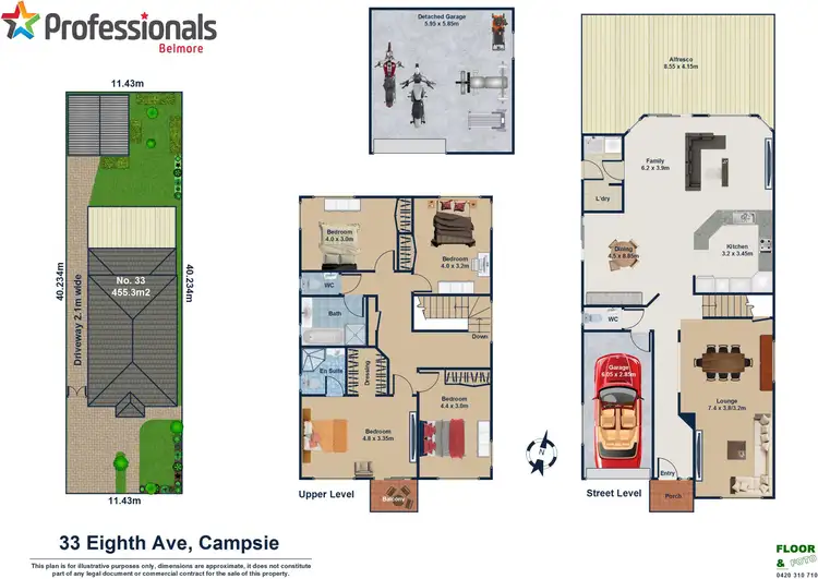 Floorplan of Homely house listing, 33 Eighth Avenue, Campsie NSW 2194