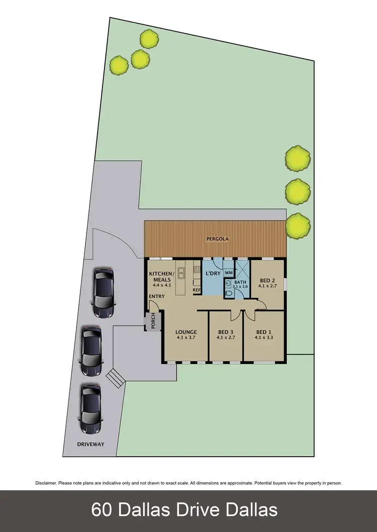 Floorplan of Homely house listing, 60 Dallas Drive, Dallas VIC 3047