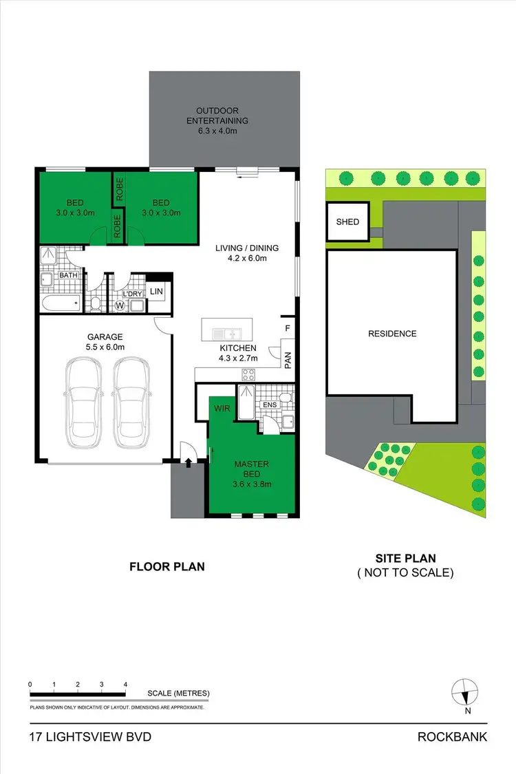 Floorplan of Homely house listing, 17 Lightsview Circuit, Rockbank VIC 3335