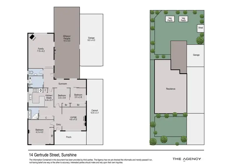 Floorplan of Homely house listing, 14 Gertrude Street, Sunshine VIC 3020