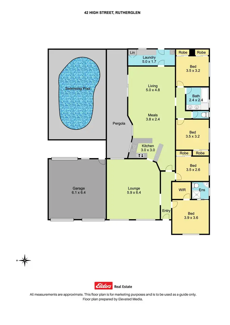 Floorplan of Homely house listing, 42 High Street, Rutherglen VIC 3685