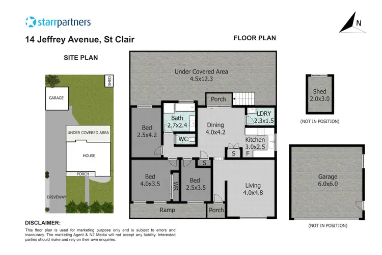 Floorplan of Homely house listing, 14 Jeffrey Avenue, St Clair NSW 2759