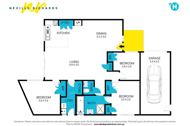 Floorplan of Homely unit listing, 3/5-7 Two Bays Drive, St Leonards VIC 3223