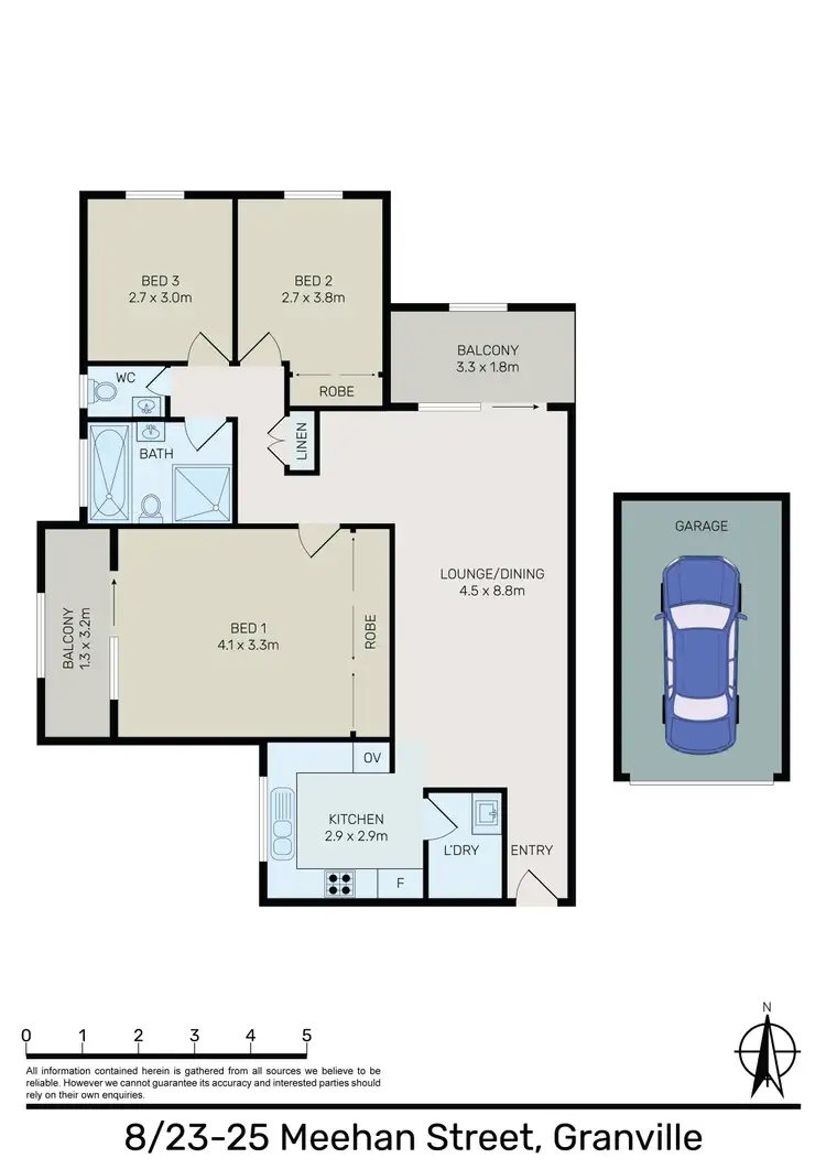 Floorplan of Homely unit listing, 8/23-25 Meehan Street, Granville NSW 2142