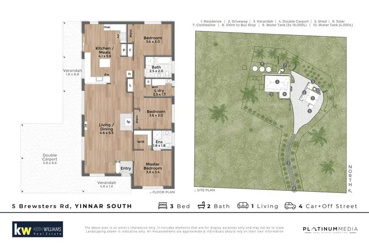 Floorplan of Homely house listing, 5 Brewsters Road, Yinnar South VIC 3869