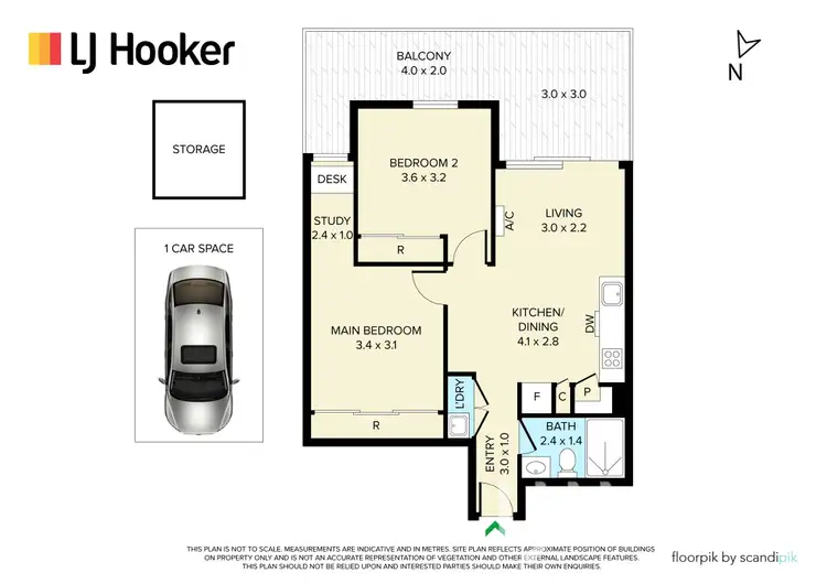 Floorplan of Homely apartment listing, 205/3-11 Mitchell Street, Doncaster East VIC 3109