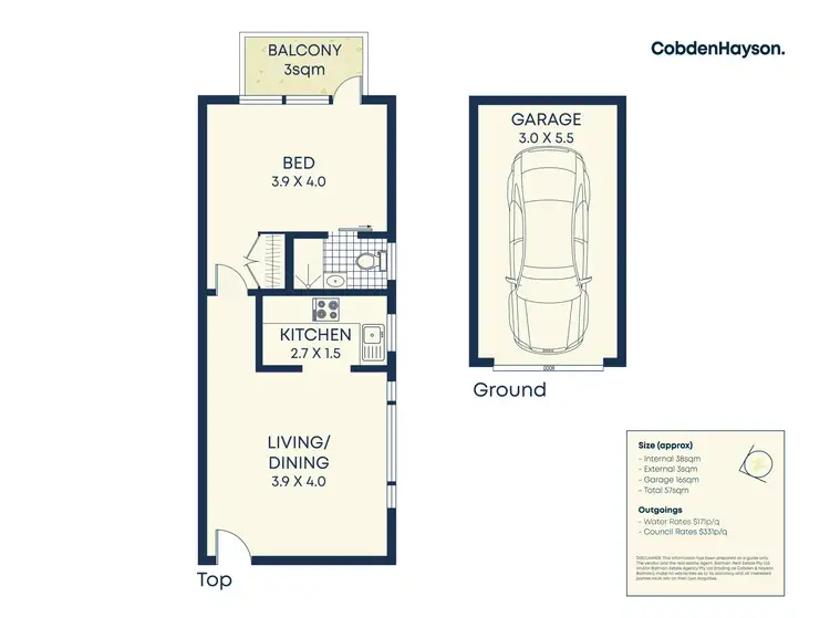Floorplan of Homely apartment listing, 10/14 Meadow Crescent, Meadowbank NSW 2114