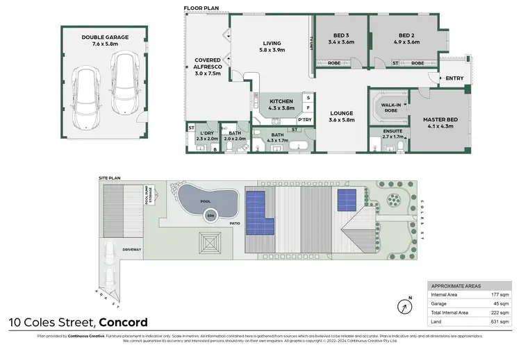 Floorplan of Homely house listing, 10 Coles Street, Concord NSW 2137