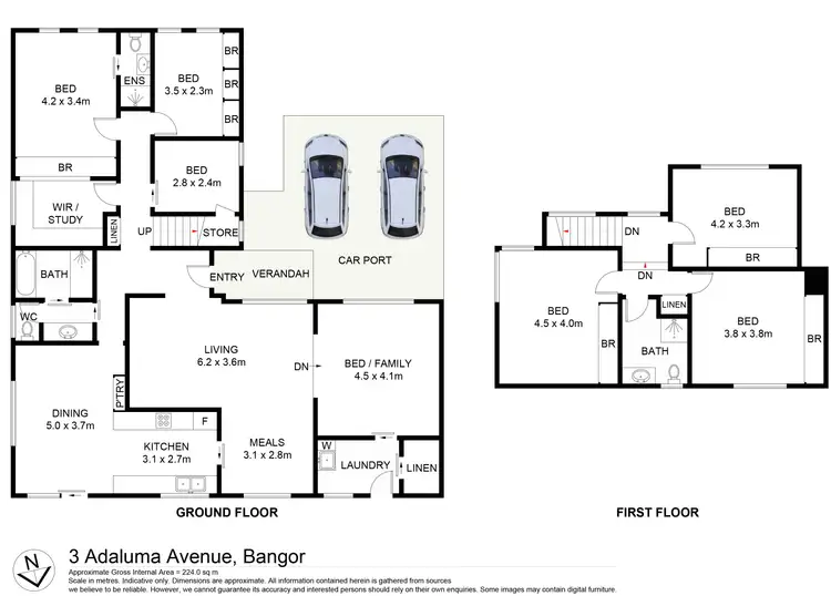 Floorplan of Homely house listing, 3 Adaluma Avenue, Bangor NSW 2234