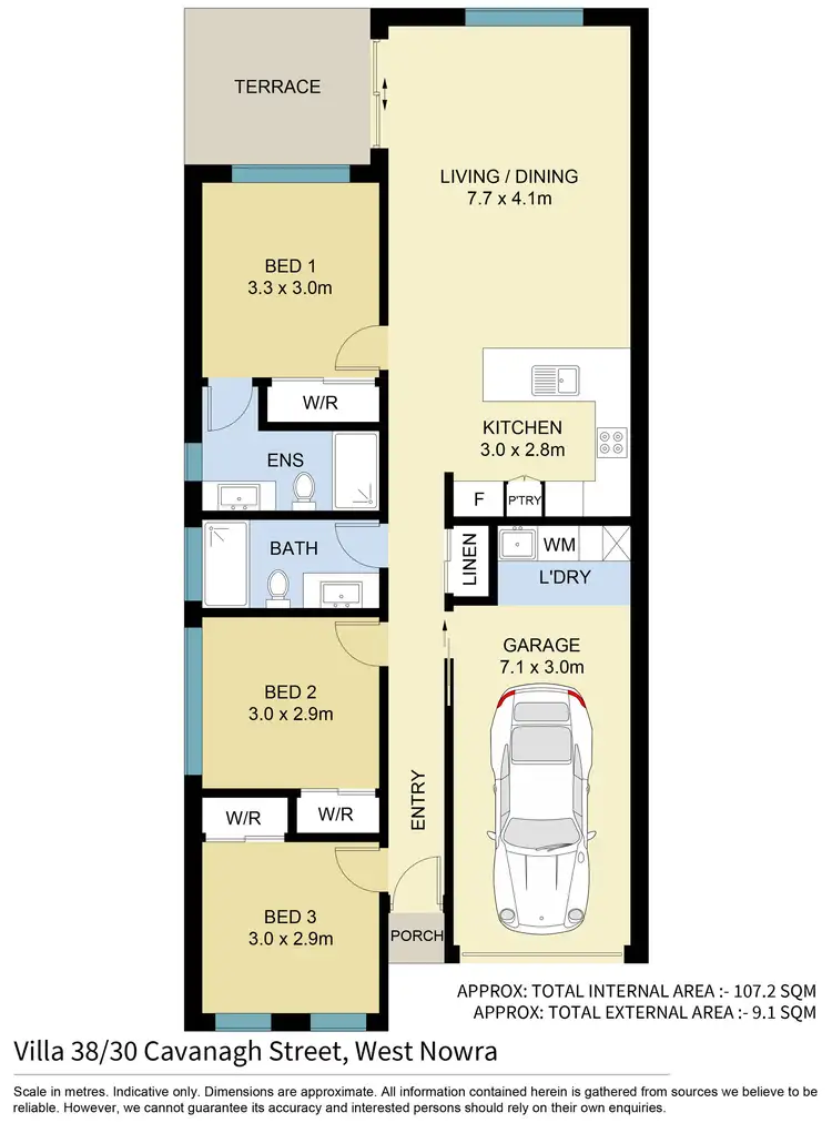 Floorplan of Homely villa listing, 38/30 Cavanagh Lane, West Nowra NSW 2541