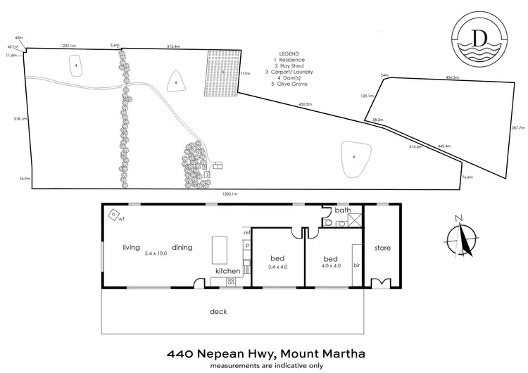 Floorplan of Homely rural property listing, 440 Nepean Highway, Mount Martha VIC 3934