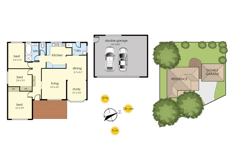 Floorplan of Homely house listing, 26 Watson Street, Frankston South VIC 3199