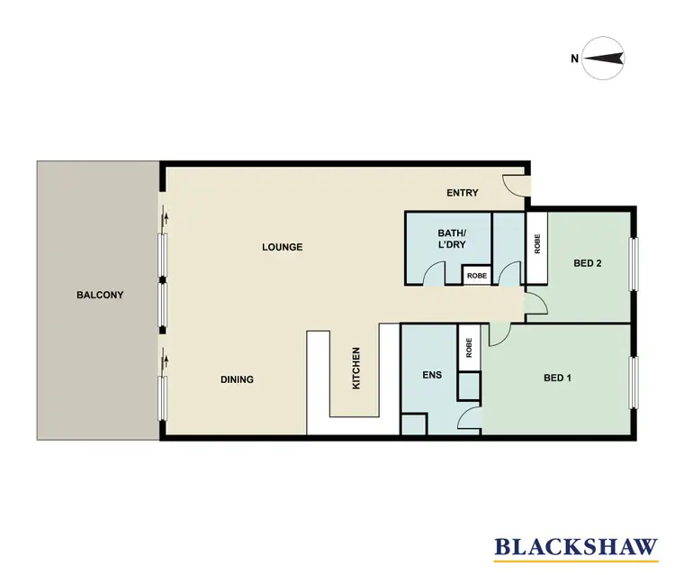 Floorplan of Homely apartment listing, 8/27 Leahy Close, Narrabundah ACT 2604