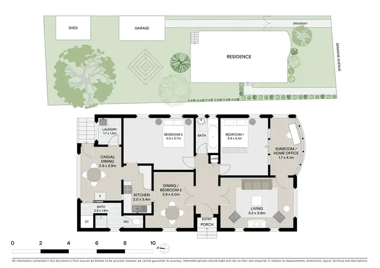 Floorplan of Homely house listing, 34 Demaine Avenue, Bexley North NSW 2207