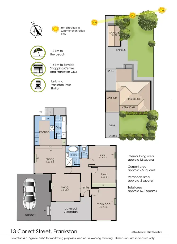 Floorplan of Homely house listing, 13 Corlett Street, Frankston VIC 3199