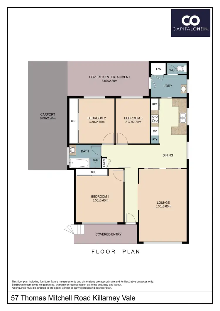 Floorplan of Homely house listing, 57 Thomas Mitchell Road, Killarney Vale NSW 2261