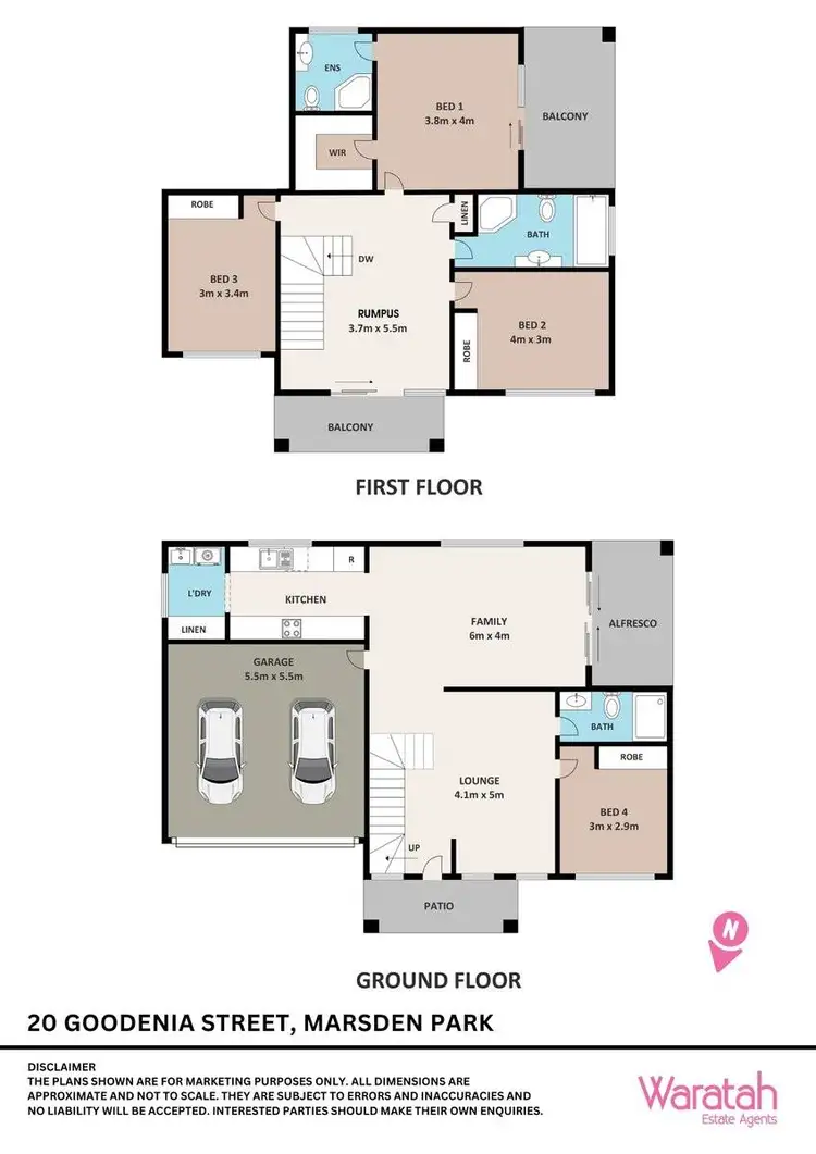 Floorplan of Homely house listing, 20 Goodenia Street, Marsden Park NSW 2765