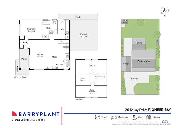 Floorplan of Homely house listing, 26 Kallay Drive, Pioneer Bay VIC 3984