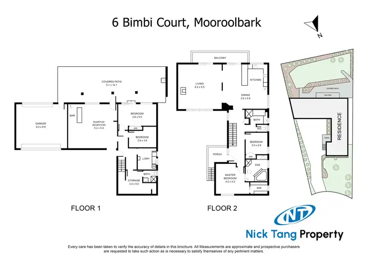 Floorplan of Homely house listing, 6 Bimbi Court, Mooroolbark VIC 3138
